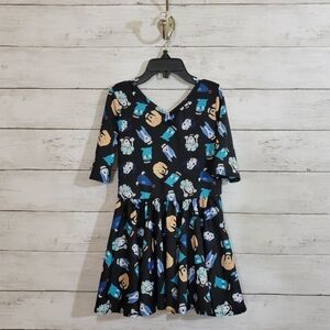 Dot Dot Smile Baby Girl Dogs Print Ballerina Style Twirl Dress Size 2T